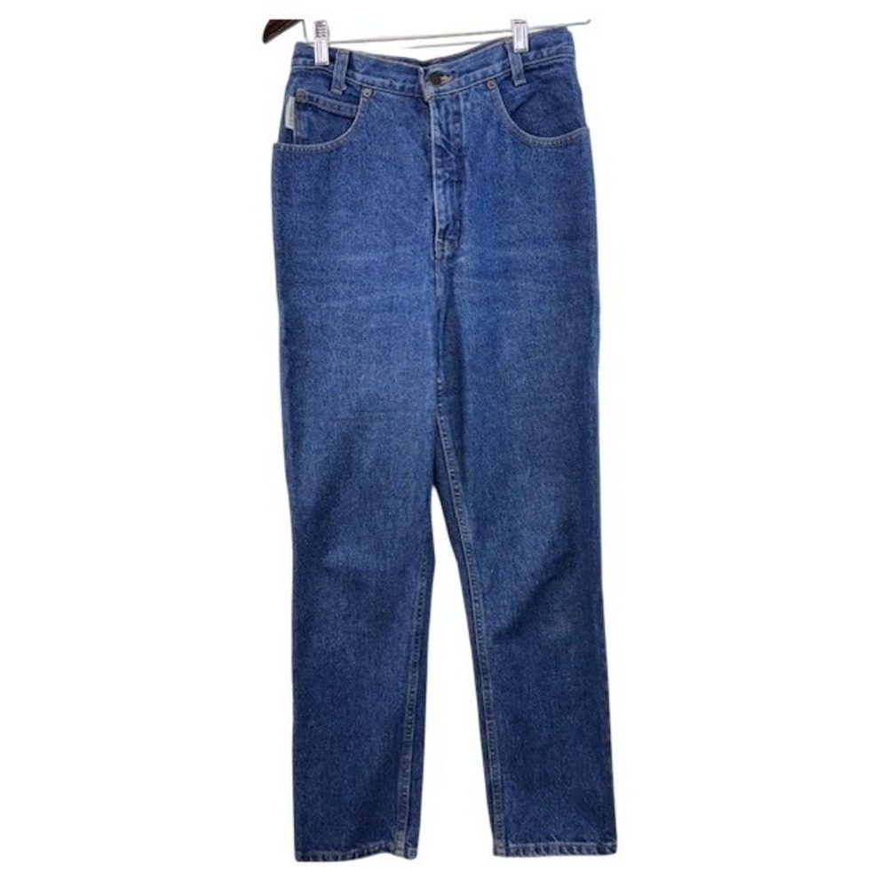 VTG Pendleton High Waisted Mom Jeans Blue Denim Petite 10 Straight Leg Cotton